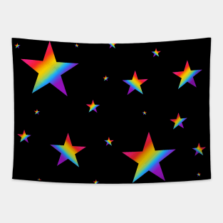 Rainbow Stars Tapestry