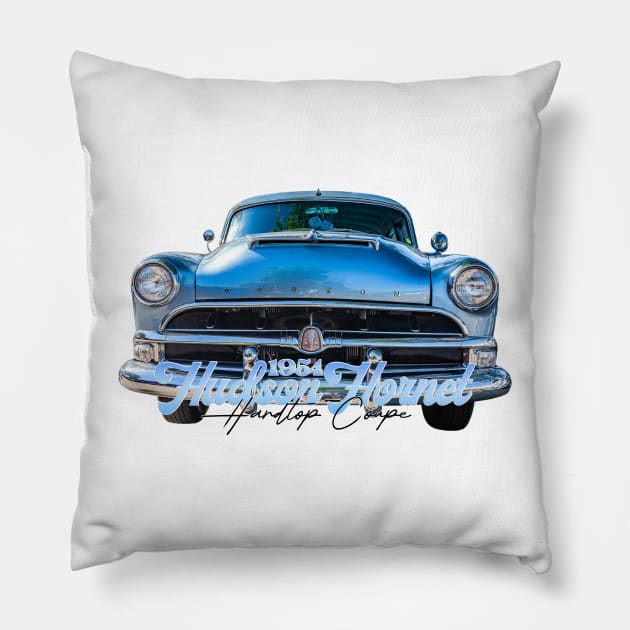 1954 Hudson Hornet Hardtop Coupe Pillow by Gestalt Imagery