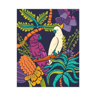 Tropical Parrots in the Jungle T-Shirt