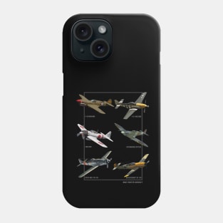 WW2 Fighter Aircraft Warbirds Phone Case