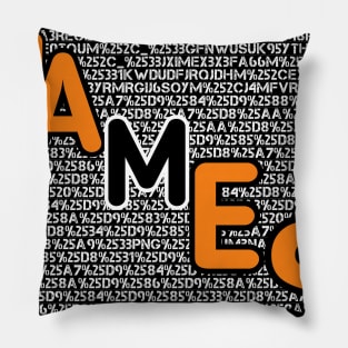 Funny complex game play video game Pillow