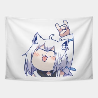 Shirakami Fubuki Chibi Tapestry