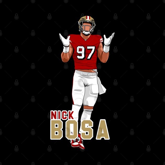 Nick Bosa by origin illustrations