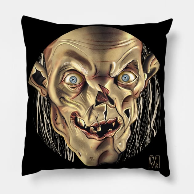 Crypt keeper Pillow by VixPeculiar