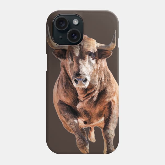 The Bull Phone Case by djmrice