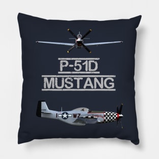 P51D Mustang Pillow