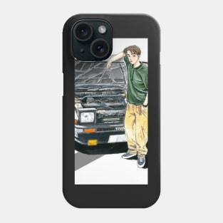 initial d { takumi fujiwara } Phone Case