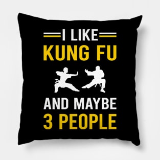 3 People Kung Fu Pillow