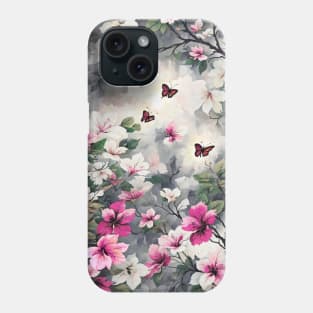 Butterfly Flower Phone Case