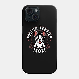 boston terrier mom Phone Case