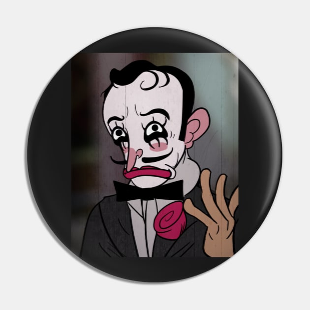 Bioshock Cartoon Sander Cohen Pin by Phreephur