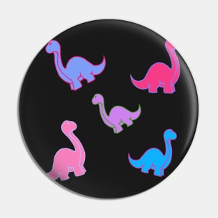 Multicolored dinosaurs for creativity Pin