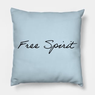 Free Spirit bible quote Pillow