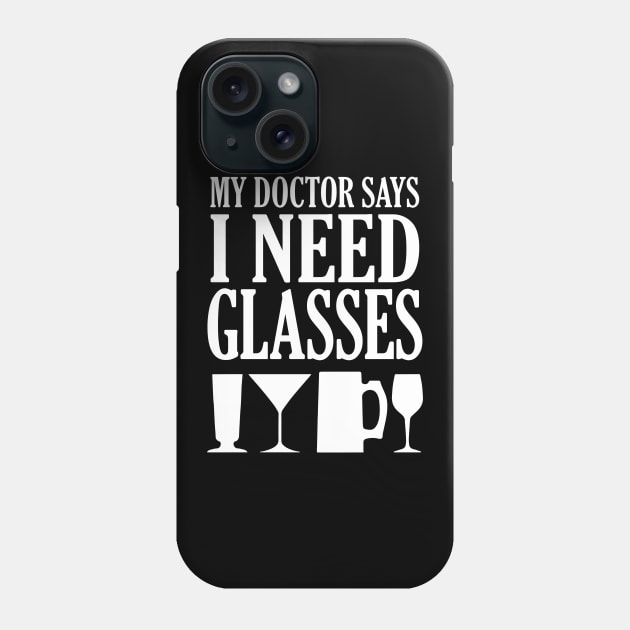 I Need Glasses Phone Case by Stacks