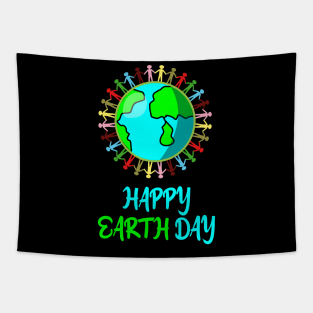 Happy Earth Day Tapestry