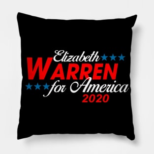 Vote Elizabeth Warren 2020 Democrat President Campaign Pillow