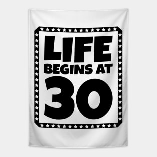 Life Begins at 30 Tapestry