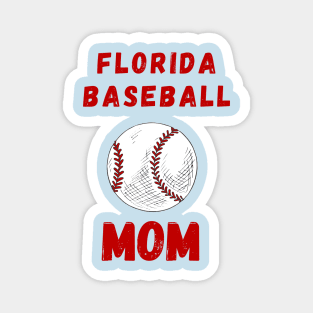 Florida Baseball Mom Magnet