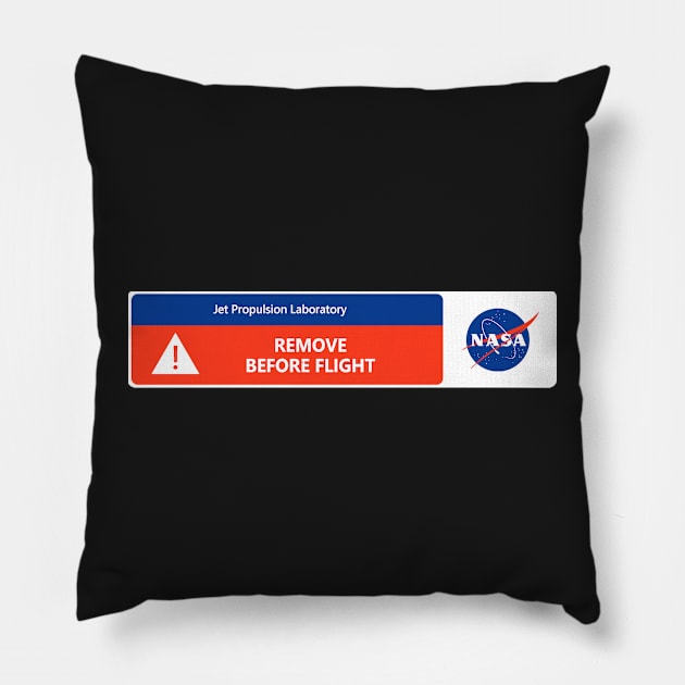 Remove before flight | Nasa Pillow by OnShare