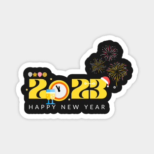 New year celebrations Magnet