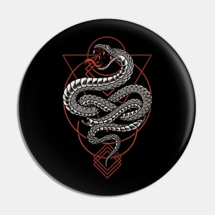 Spiritual snake geometry Pin