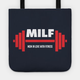 mom in love with fitness Tote