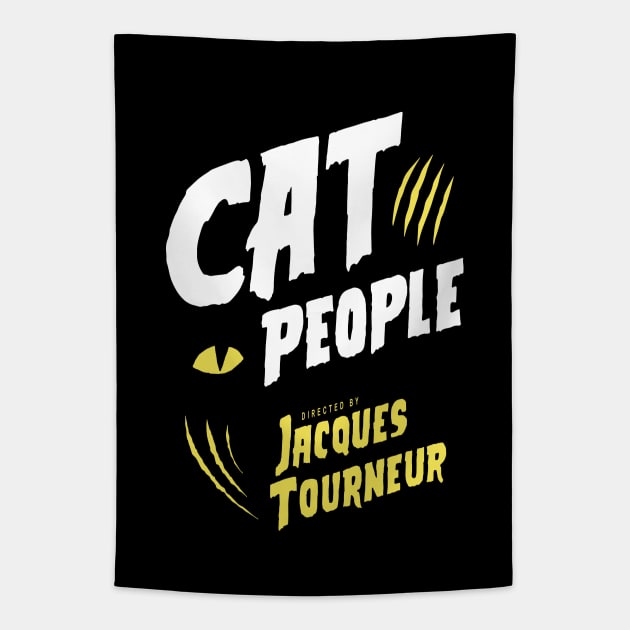 Jacques Tourneur Cat people Tapestry by bernatc