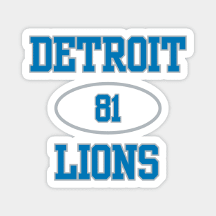 DETROIT LIONS "MEGATRON" CALVIN JOHNSON #81 Magnet