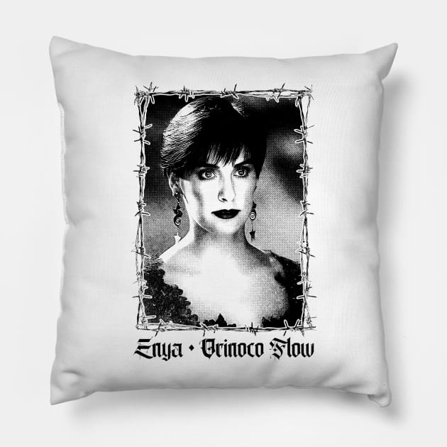 ---- Enya ----- 80s Aesthetic ---- Pillow by DankFutura