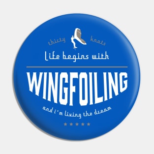 Life begins with Wingfoiling Pin