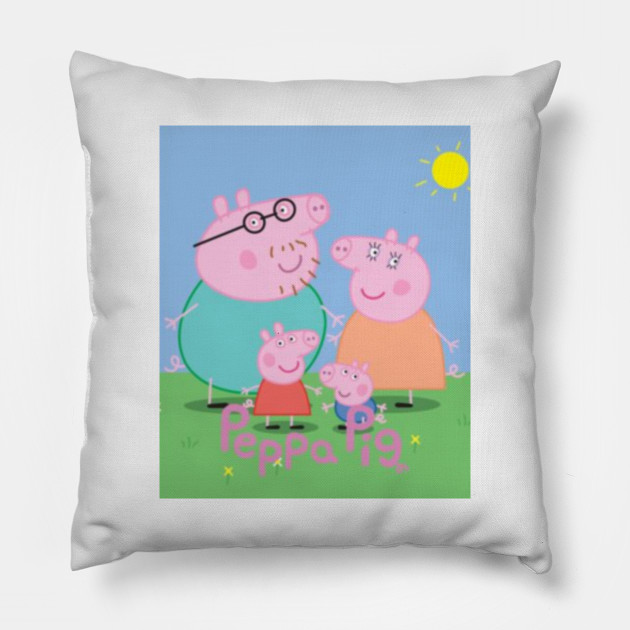 Peppa Pig Film Kids Peppa Pig Pillow Teepublic