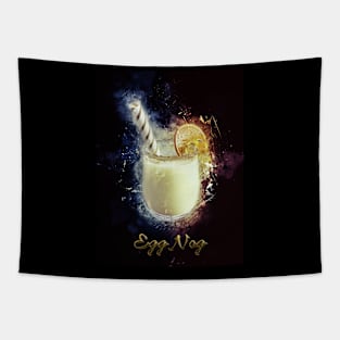 Egg Nog Cocktail Drink Happy Hour Party Tapestry