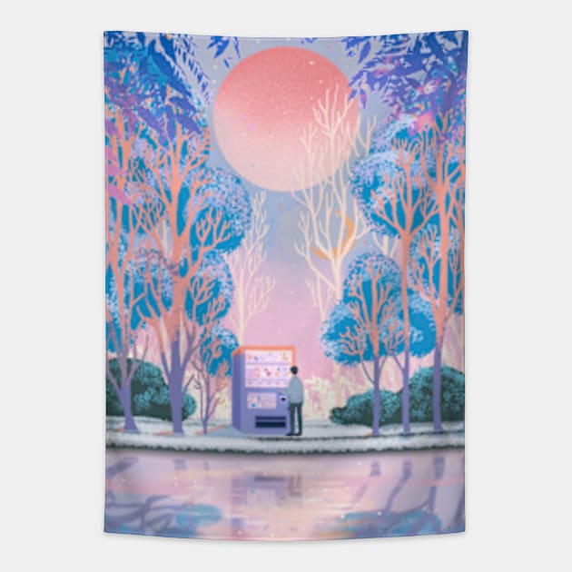 Dream vending machine Tapestry by 9Jedit