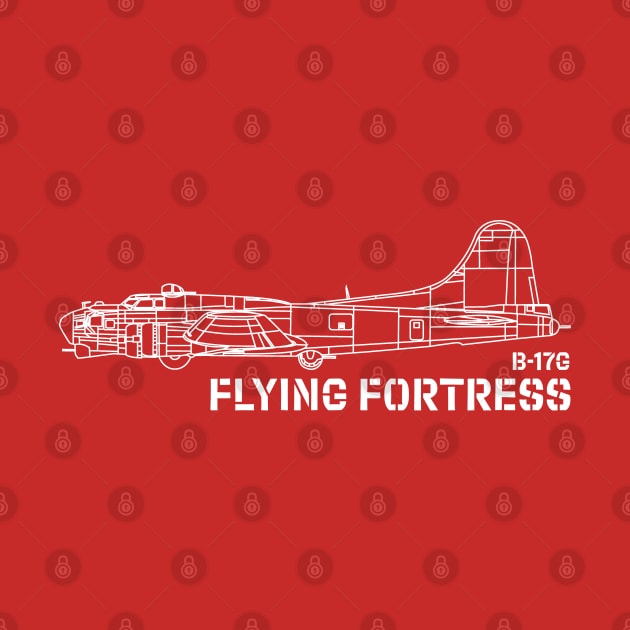 B-17 Flying Fortress (USAAF) by BearCaveDesigns