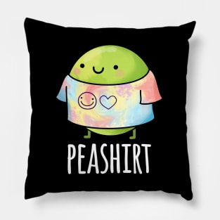 Pea Shirt Funny Veggie Pea TShirt Pun Pillow