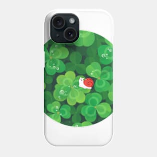 Happy lucky snail Phone Case