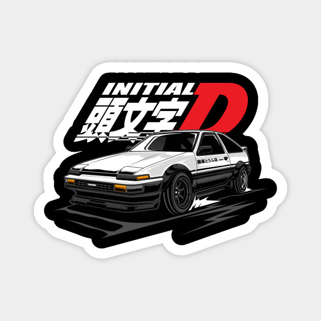 Ae86 Trueno Initial D Ae86 Trueno Initial D Magnet Teepublic