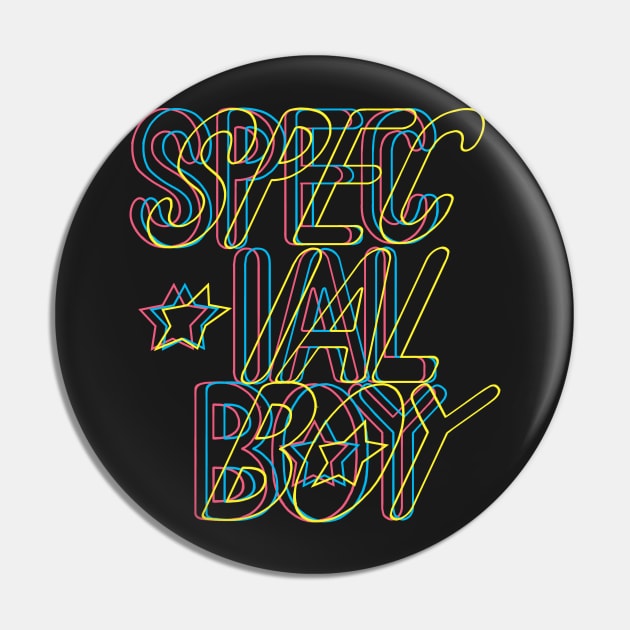 Special Boy - CMY Pin by patthebird