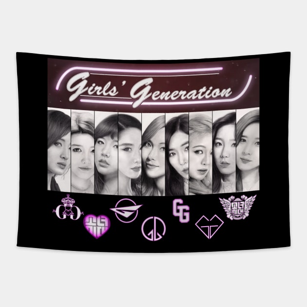 Girls' Generation Tapestry by kuygr3d