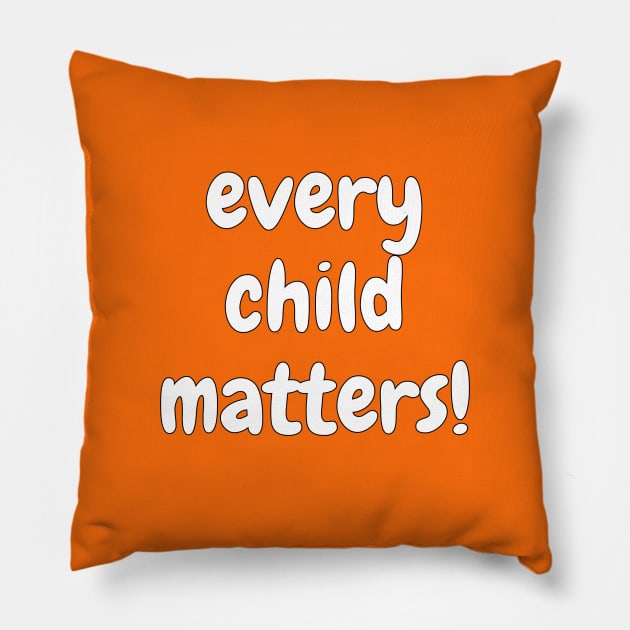 every child matters Pillow by Salizza