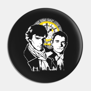 Sherlock and Watson Pin