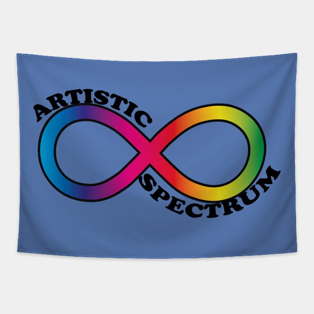 Artistic Spectrum Tapestry by vixfx