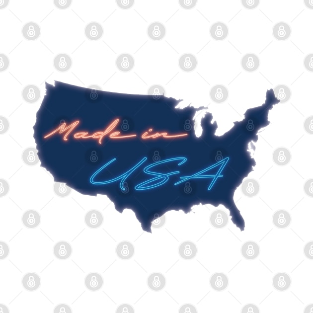 Made in USA, with neon light by RomArte