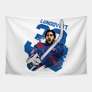 Henrik Lundqvist New York R Smash Tapestry