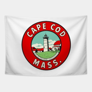 Vintage Cape Cod Decal Tapestry