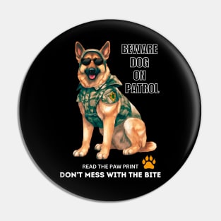 MILITARY DOG Pin