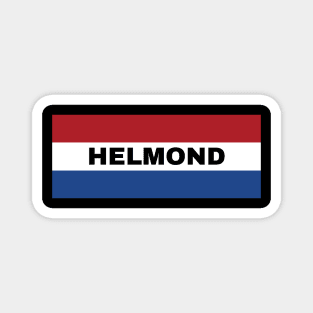 Helmond City in Dutch Flag Magnet