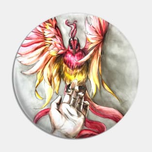 Phoenix Rebirth of Life Pin