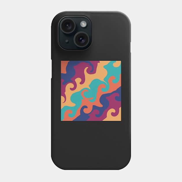 Warm Swirls Phone Case by Slepowronski