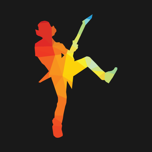 Rainbow vectors Guitarist!! Rock on! by kaliyuga